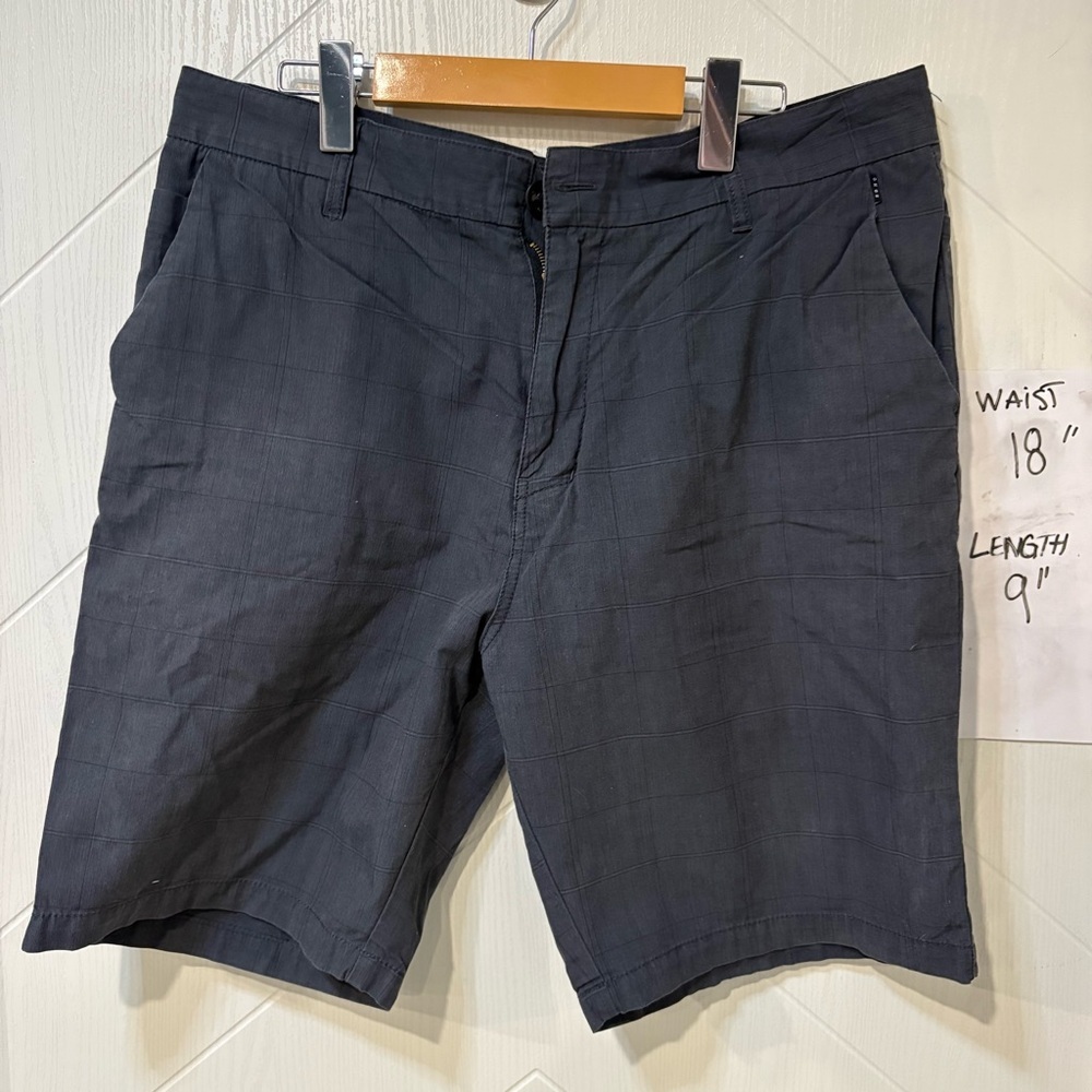 Billabong Premium Cotton Plaid Shorts Y2K Surf‎ Skater/ 36/ 9 inch inseam